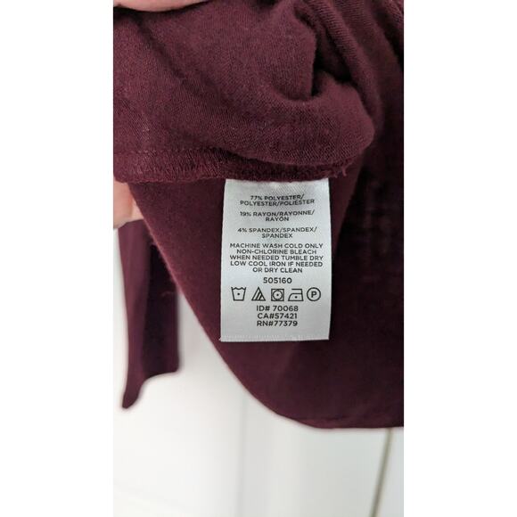 Ann Taylor Shawl Collar Wrap Top - Picture 4 of 6